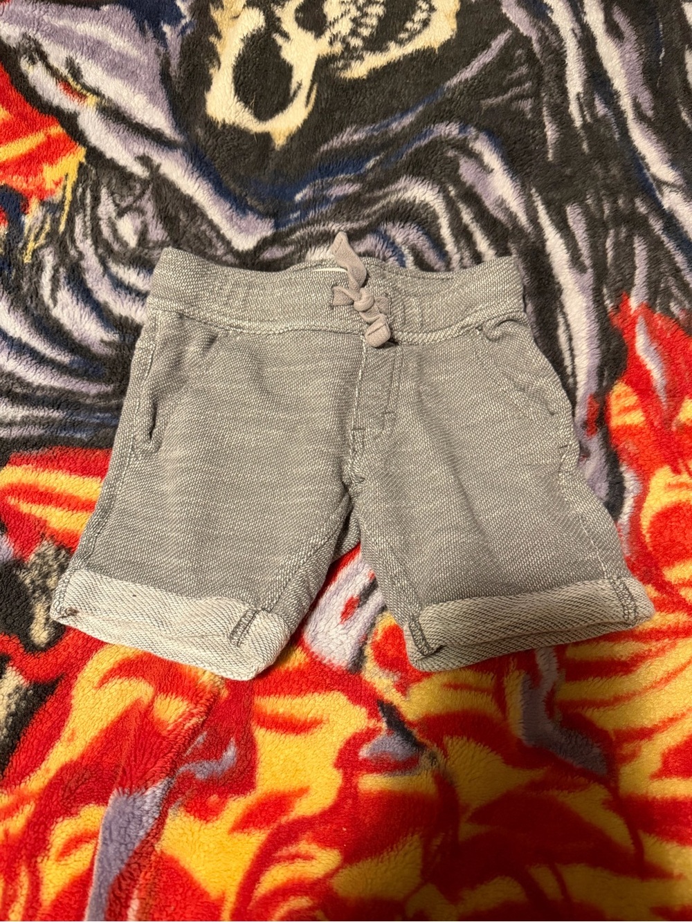 Levi's Toddler Light Gray Knit Drawstring Shorts